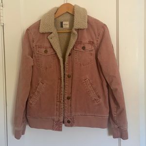 Roxy Faux fleece lined corduroy jacket